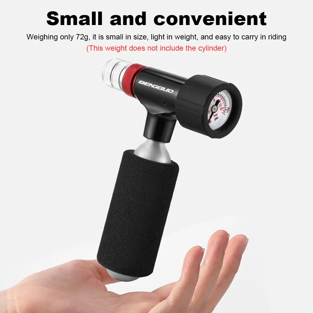 Shunmaii Bicycle Fast Inflatable Head Inflator Pump Adapter