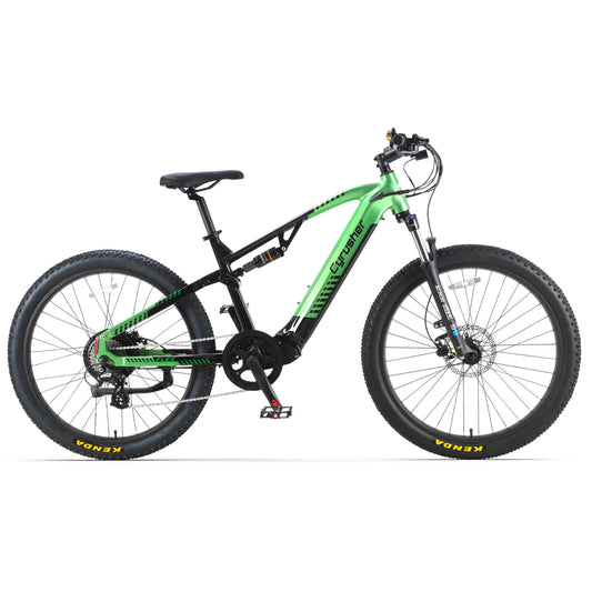 Cyrusher Flex Mountain Bike 1400W Peak Motor Cadence
