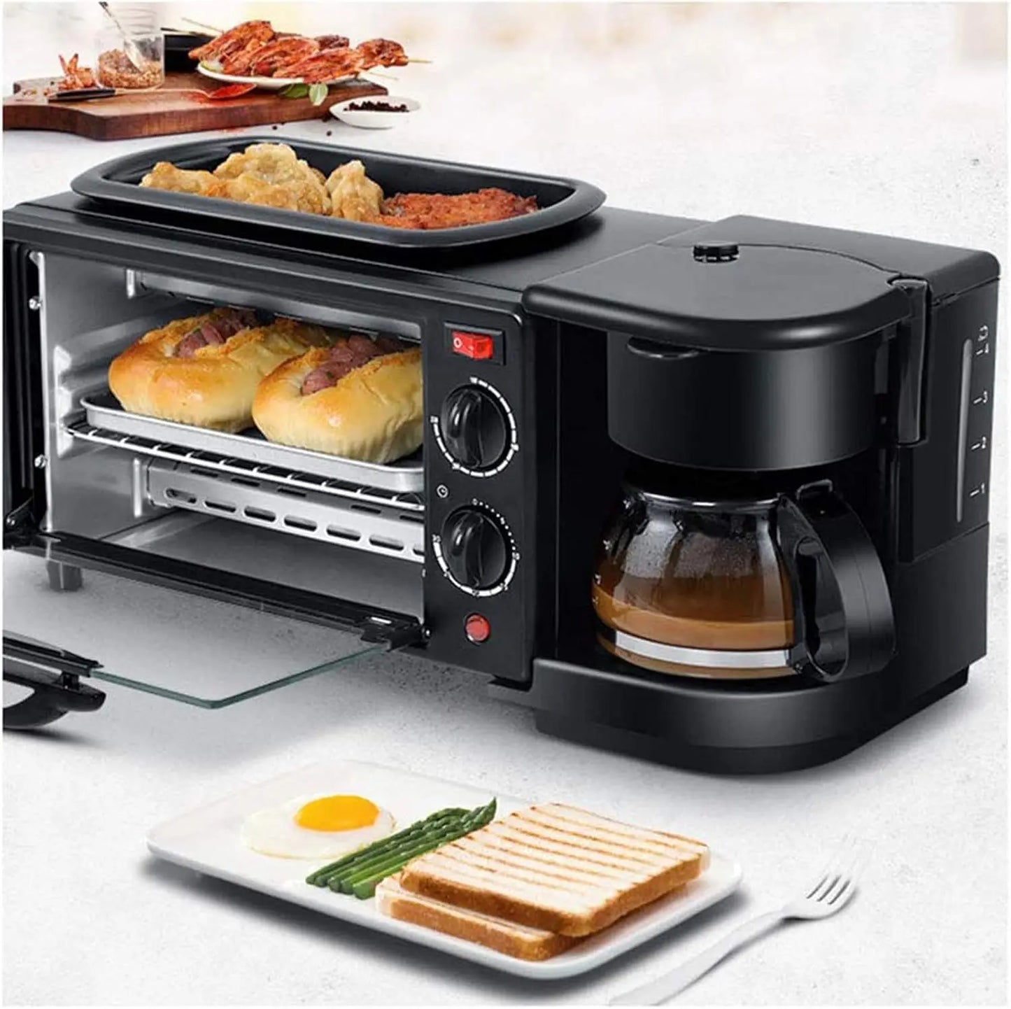 Iosn 3 In 1 Breakfast Maker Oven Toaster Egg Sandwich