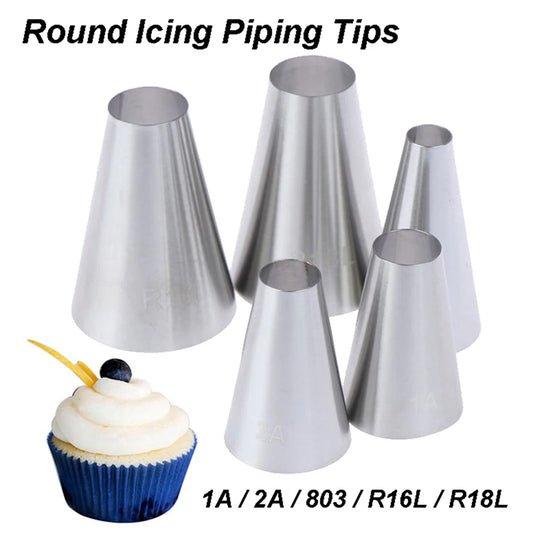Cake Tools Decorating Tip Stainless Steel Piping Nozzles