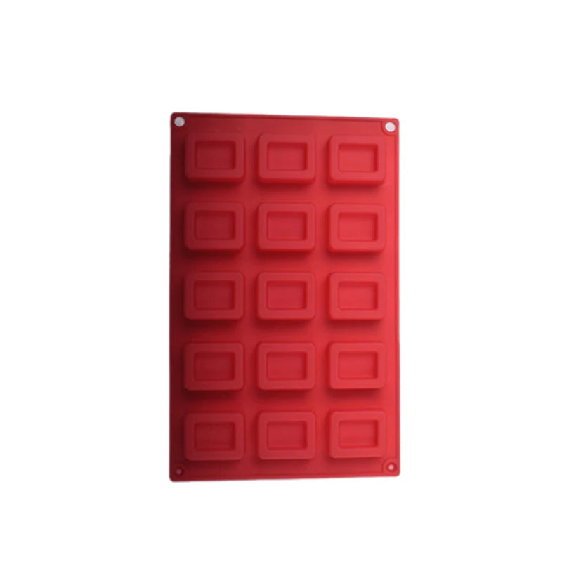 Hign-Concerned Square Donut Silicone Mold Chocolate Cakes
