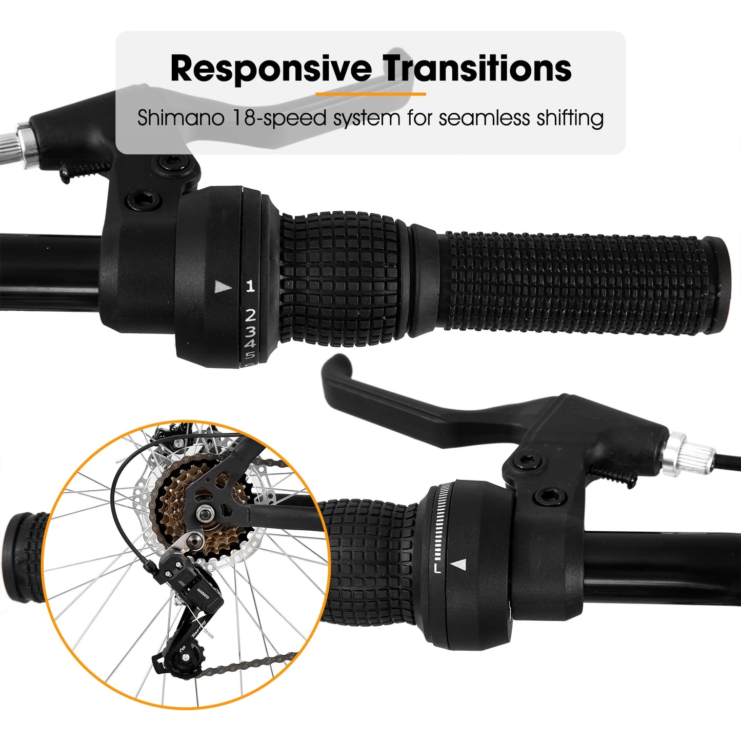 HILAND Mountain Bicycle Dual Disc Brakes Suspension Fork