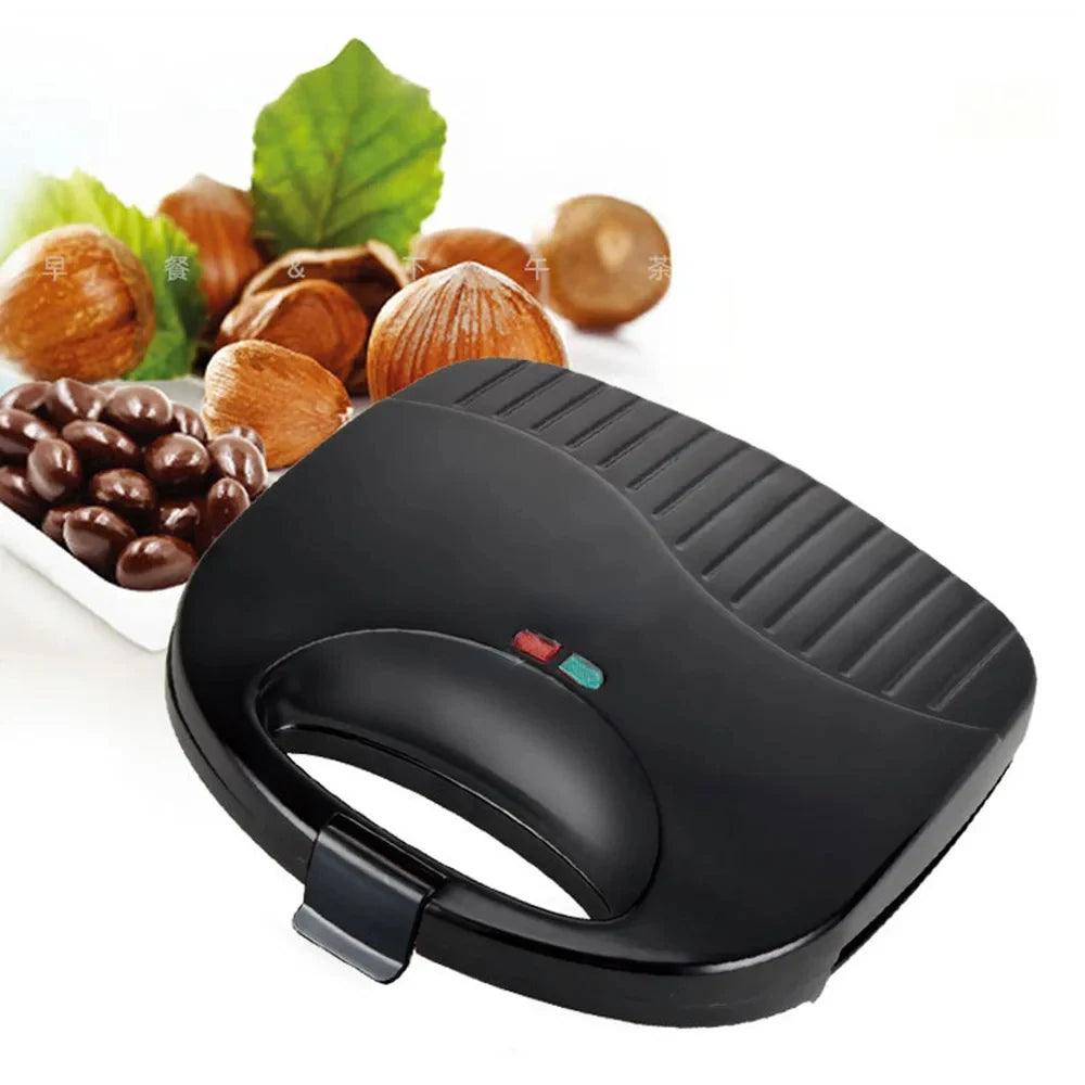 Mini  Walnut Cake Maker Automatic Nut Waffle Bread Machine Sandwich Iron Toaster Baking Breakfast Pan Oven EU plug