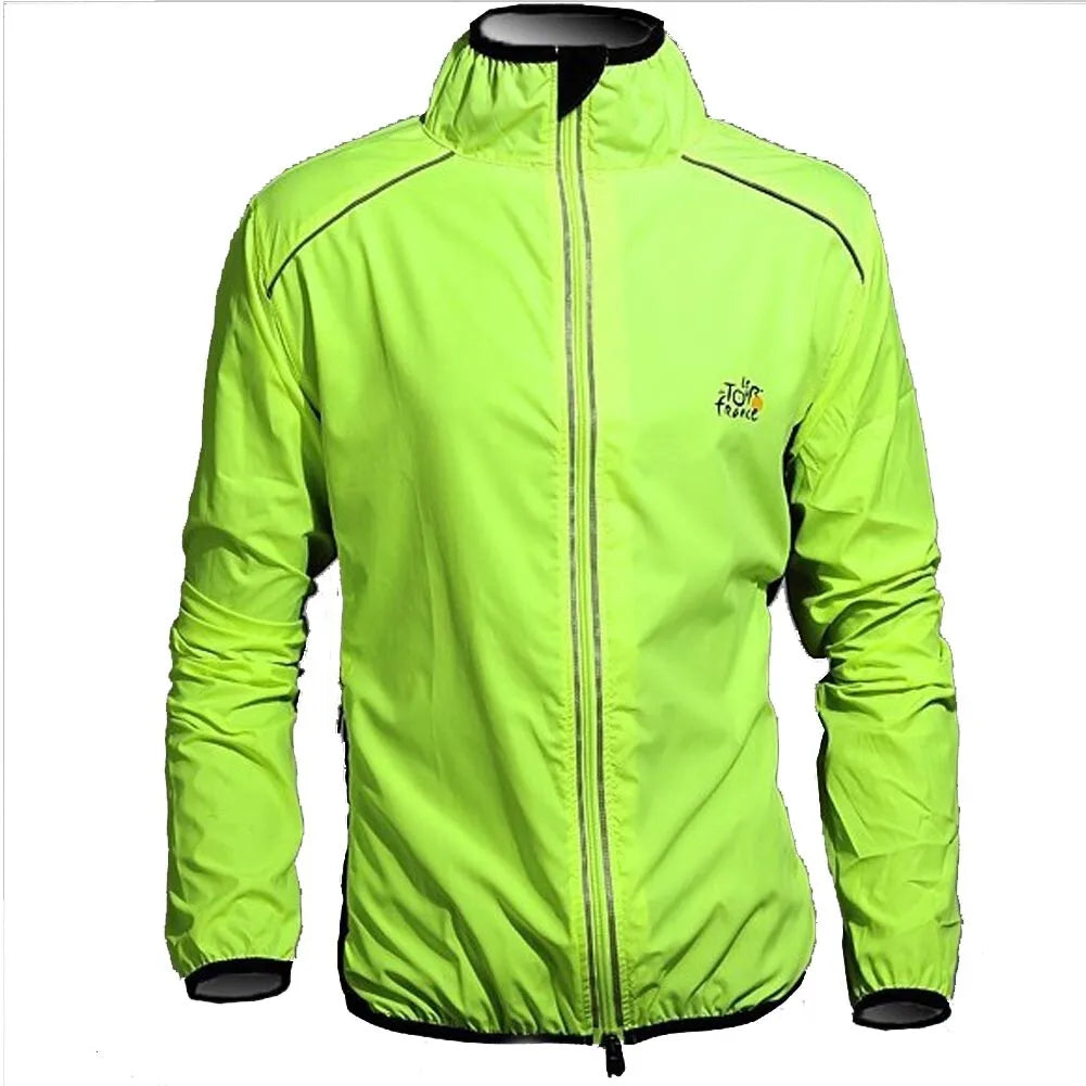 Guangdong Reflective Mens Rain Jacket Waterproof Windproof