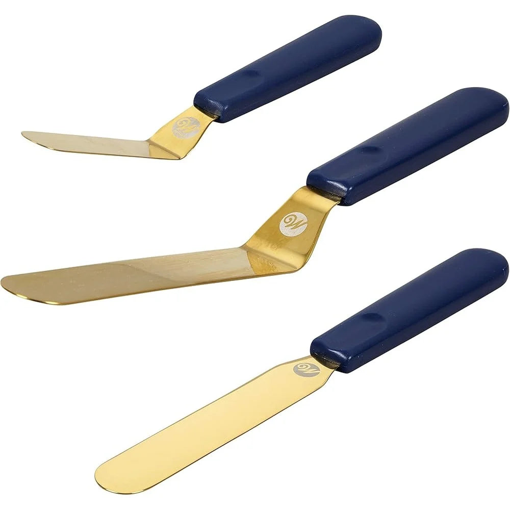 DUTRIEUX Professional Offset Icing Spatula Set 3 Piece