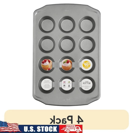 Feature Nonstick Muffin Pan Carbon Steel Bakeware Oven Safe