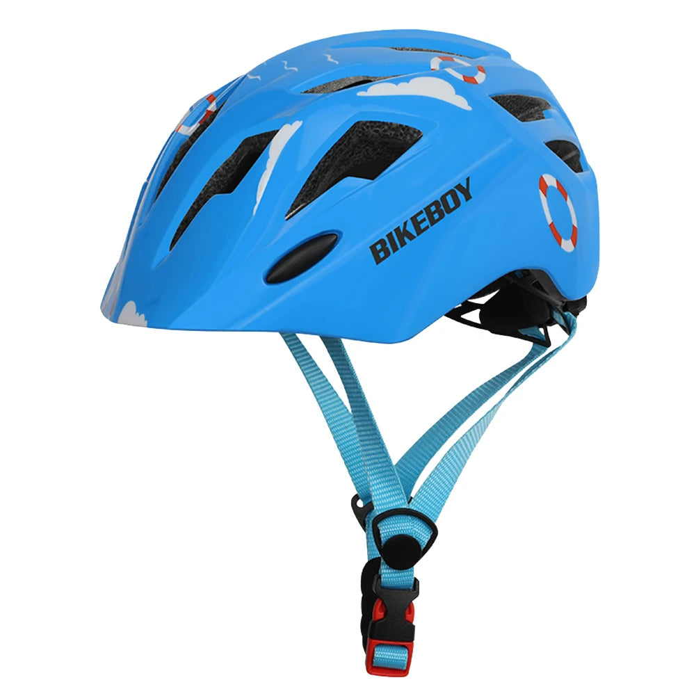 Kids Adjustable Cycling Helmet With Taillights For Balance