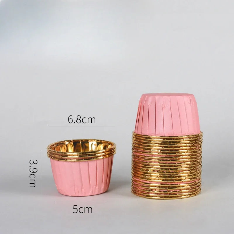 Dessert Tools Party Wrappers Cupcake Liners Set 50pcs