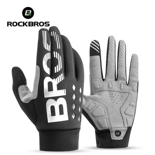 ROCKBROS Full-Finger Touchscreen-Compatible Cycling Gloves for Men and Women