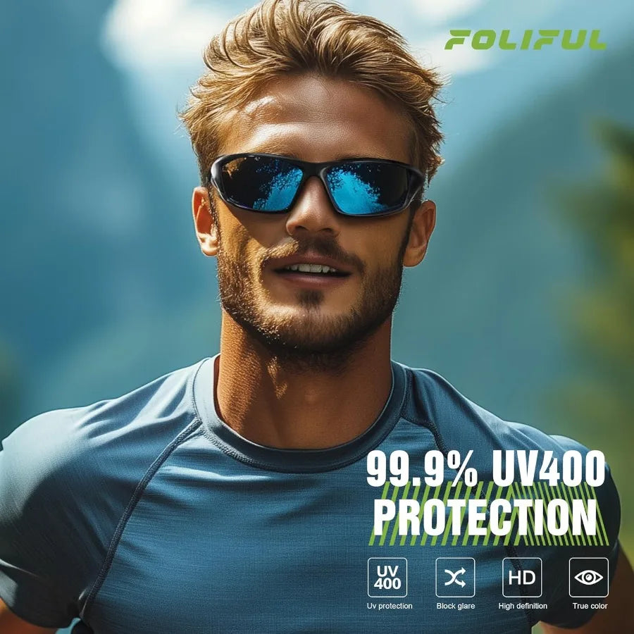 Hign Concerned 3 Pack Polarized Sunglasses For Men UV400