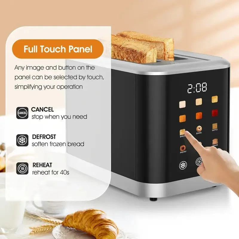 Beinilai Smart Digital Bread Toaster With Touch Screen