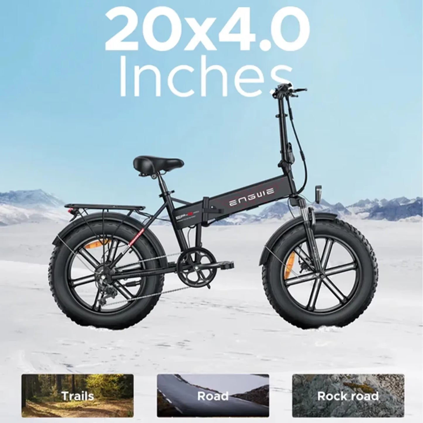 EP 2 PRO 750W Foldable Alloy Fat Tire Electric Bike