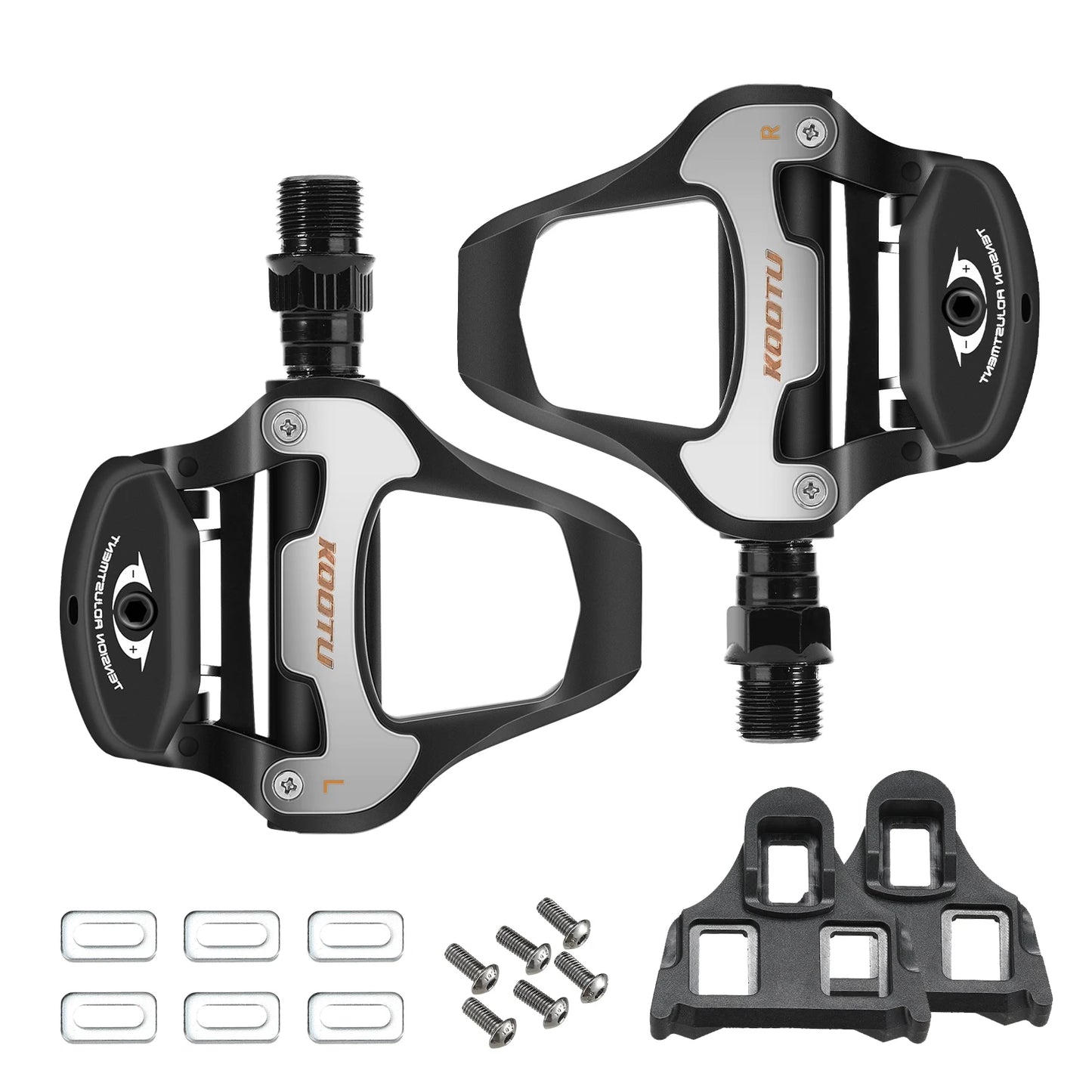 Road Bike Clipless Pedals With Sealed Bearings For Shimano