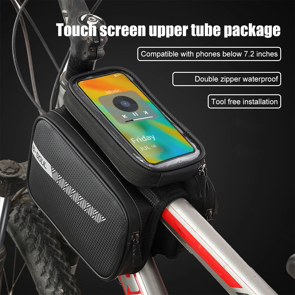 B Soul Bicycle Top Frame Bag Front Frame Carrier Pouch
