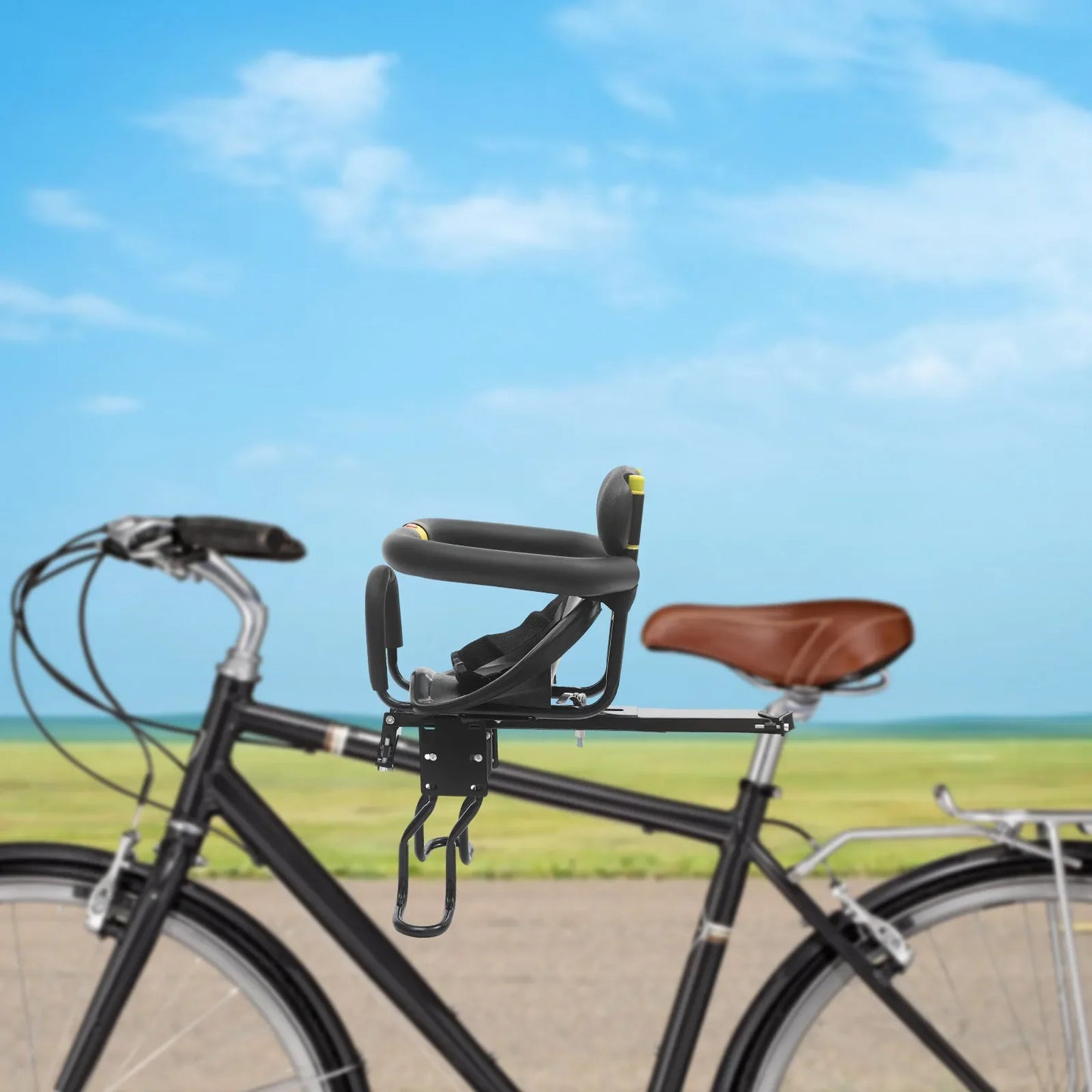 Hign Concerned Front Mount Child Bicycle Seat Carrier