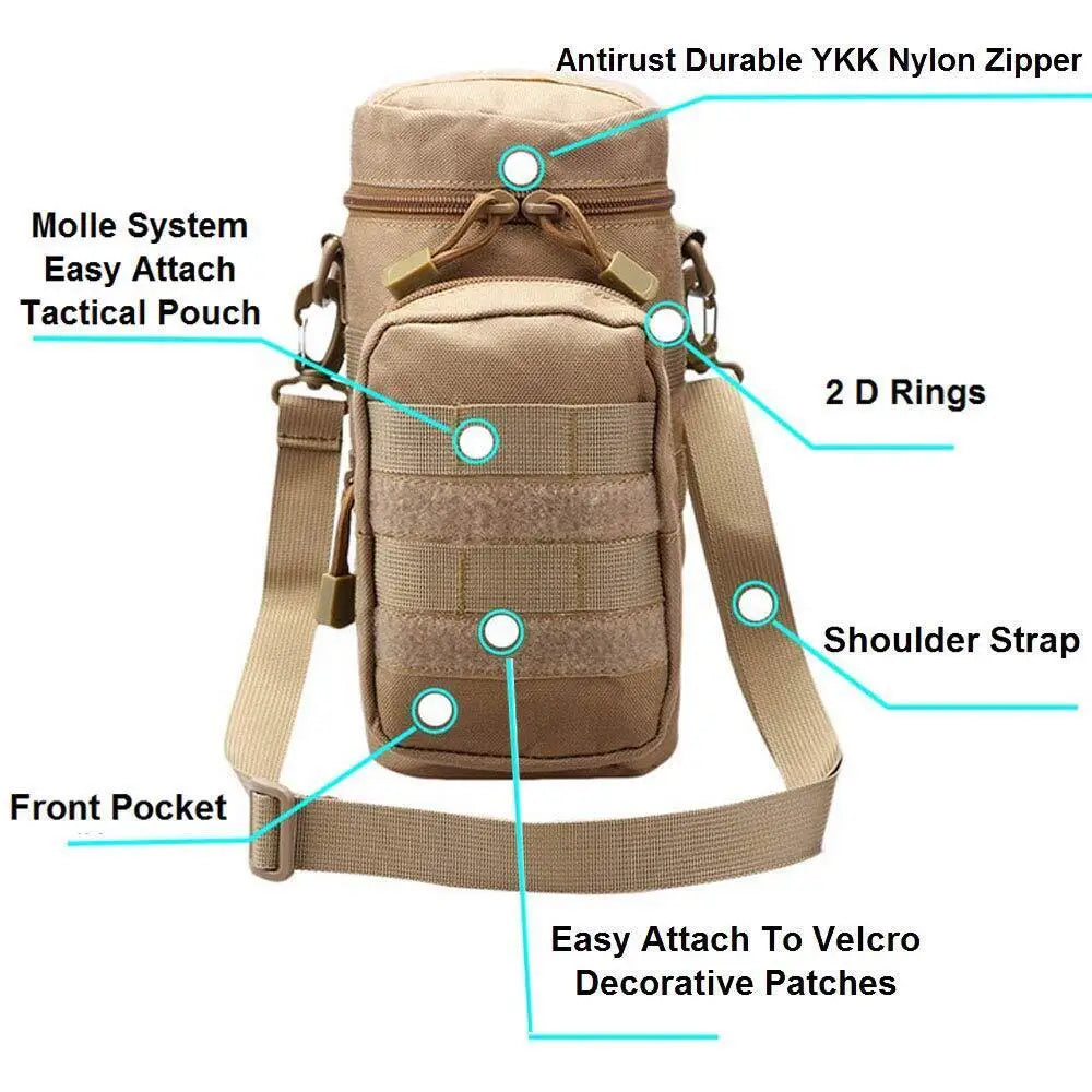 Hignconcerned Tactical Molle Water Bottle Pouch Camping