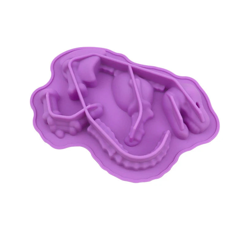 Cake Tools Dinosaur Silicone Mold Dino Fossil Skeleton