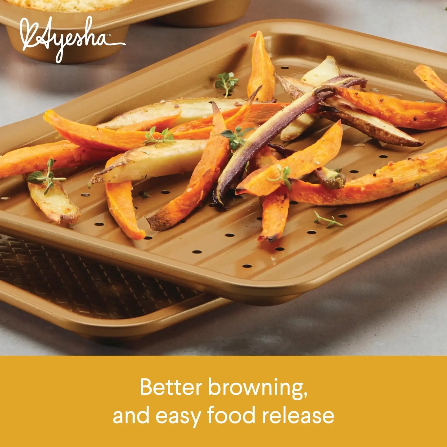 Hign-Concerned Ayesha 4-Piece Toaster Oven Bakeware Set
