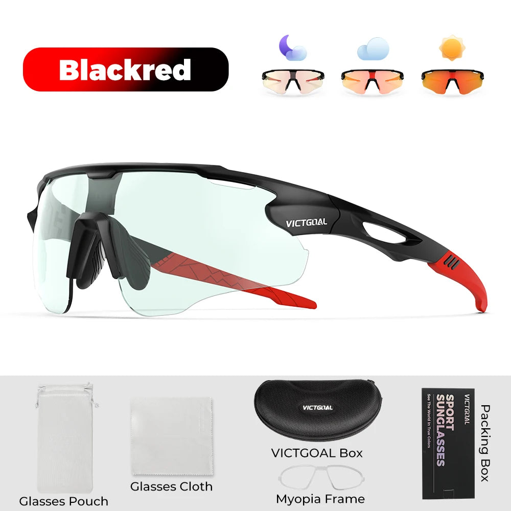 VICTGOAL Photochromic Sports Sunglasses Unisex UV400