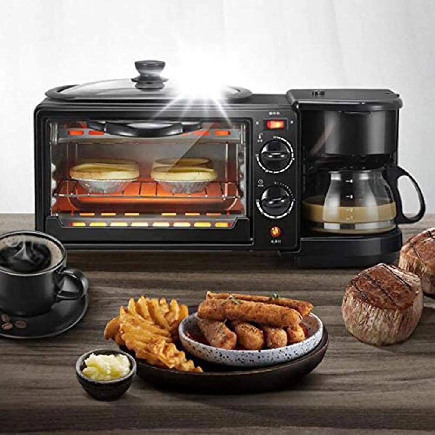 Iosn 3 In 1 Breakfast Maker Oven Toaster Egg Sandwich