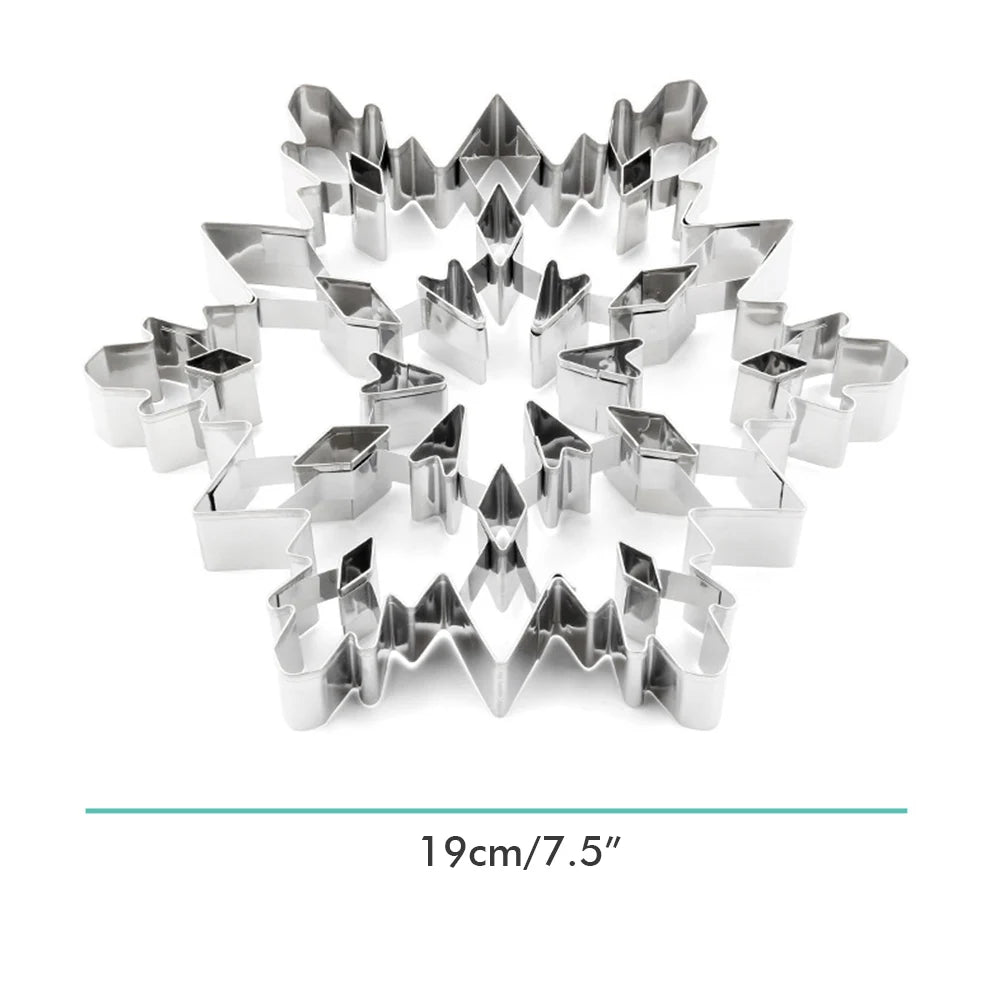 Hign Concerned ZK30 3D Snowflake Cake Mold Stainless Steel