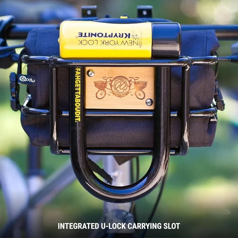 YTYIN Front Bicycle Basket For Handlebars Attachment