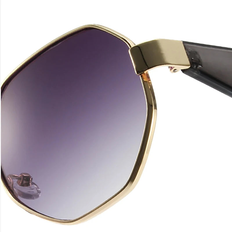 Retro Round Frame Large Frame Sunglasses New Women Sun Glasses Holiday Man Outdoor Camping Cycling Fishing Fashioneble Sunnies