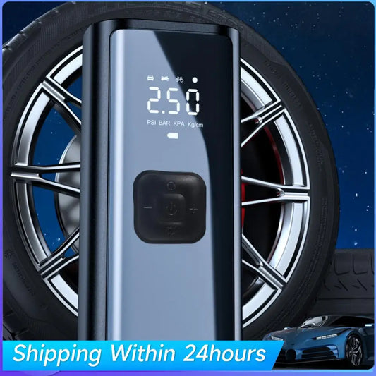 Hign Concerned 3 In 1 Car Wireless Air Pump LEDLight