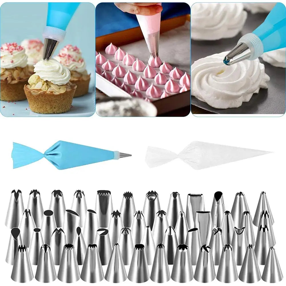 Feature 206Pcs Cake Decorating Set With Icing Tools