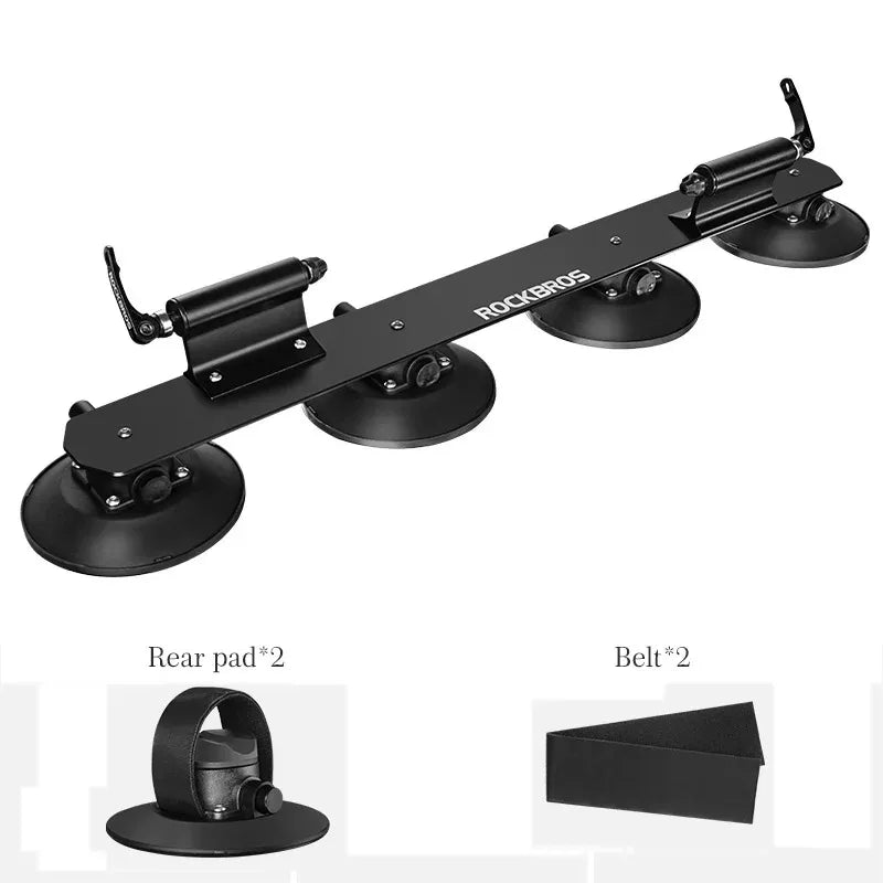 Rockbros Bike Rack for Car Suction Roof Top Carrier MTB