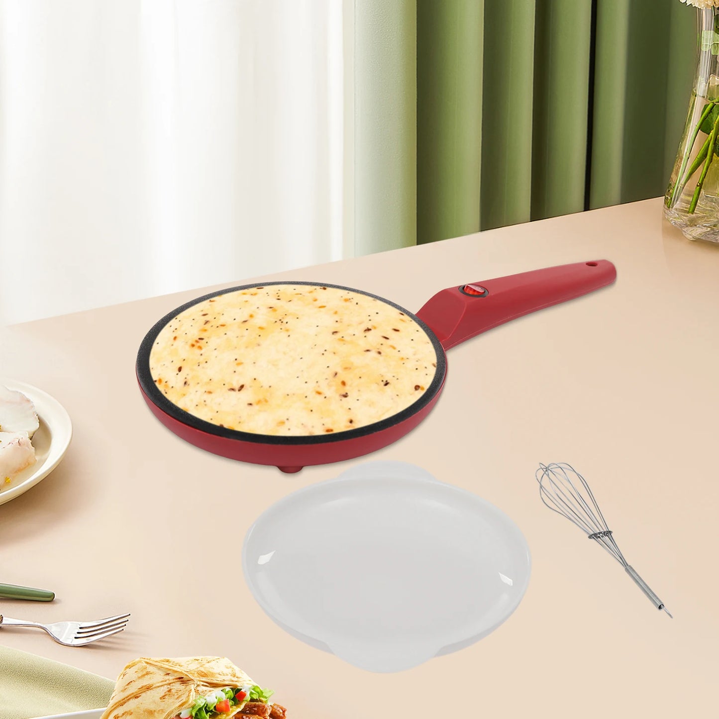 Hign Concerned Crepe Maker Portable Nonstick Frying Griddle
