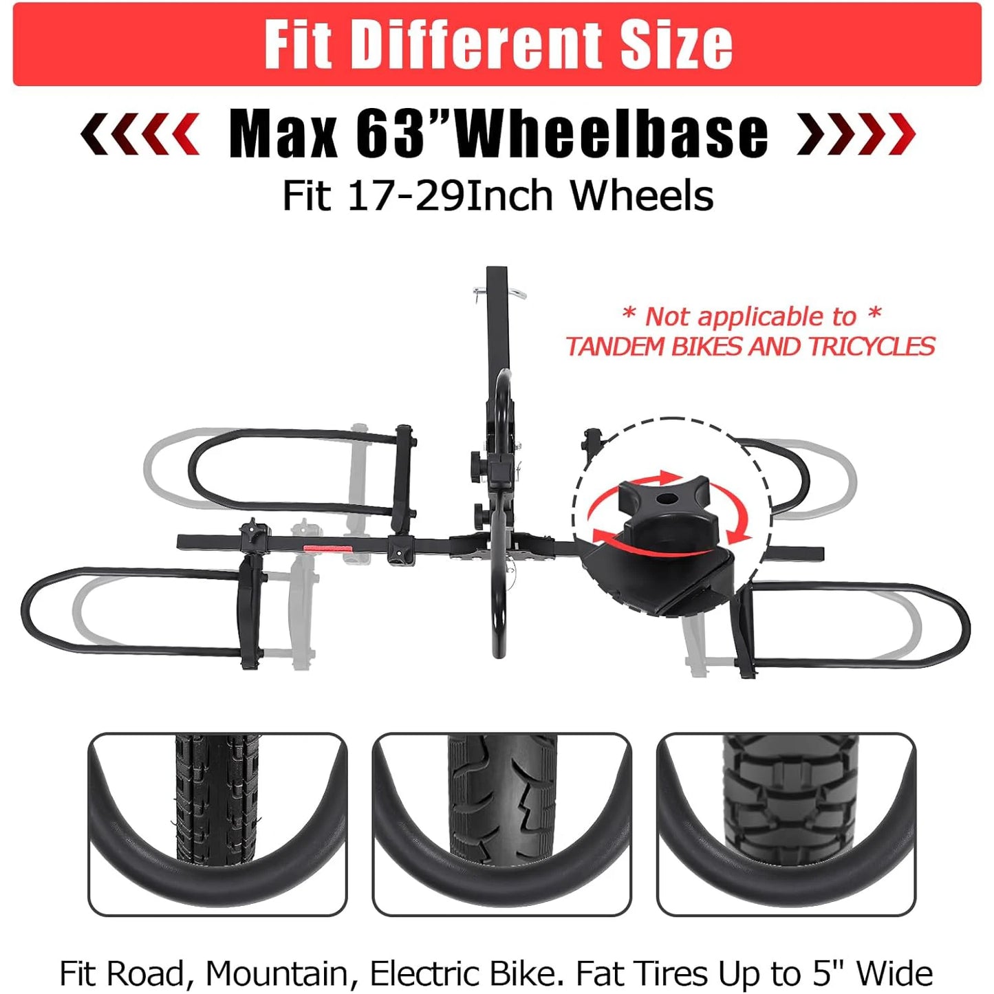 Hign Concerned Chemical Dual Bike Hitch Carrier SUV