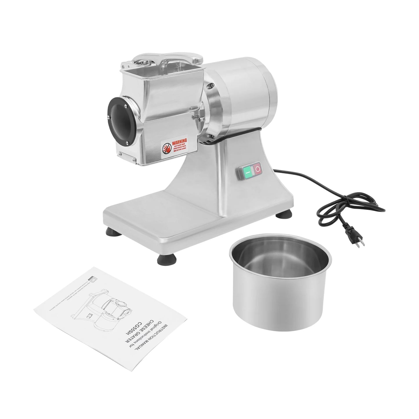 0.75HP 550W Professional Electric Cheese Grater Baking Tools Nut Bread Chocolate Mill Bread Crumbs Crushing Machine