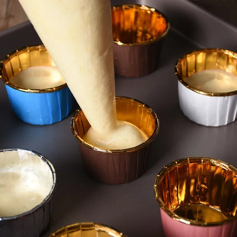Dessert Tools Party Wrappers Cupcake Liners Set 50pcs