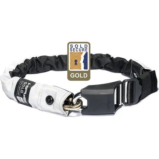 YTYIN Hiplok Gold Wearable Chain Bicycle Lock For Cyclists