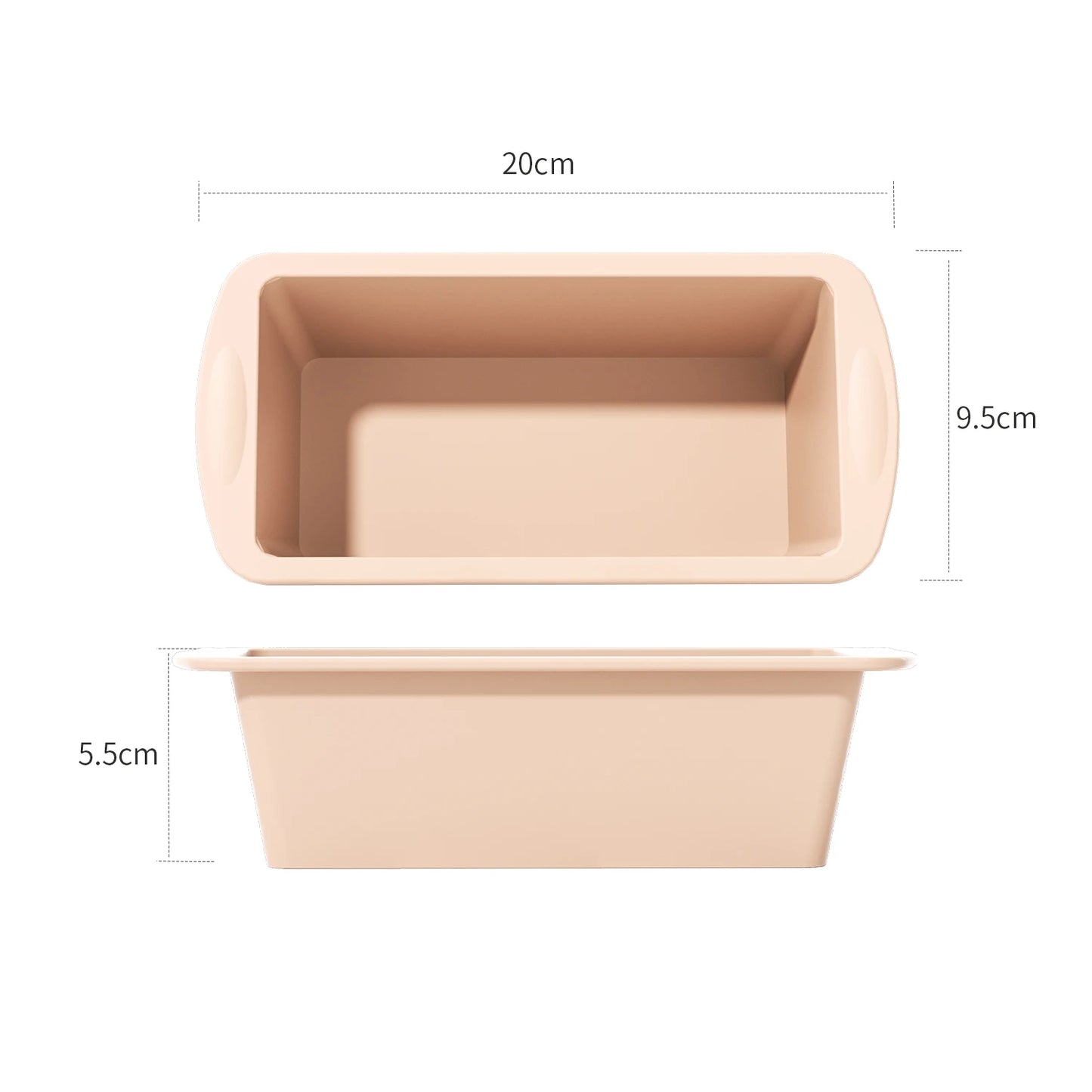 Choice Silicone Baking Molds Nonstick Rectangle Pans Set