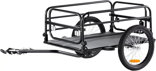 XMSJ Bike Cargo Trailer Heavy Duty Wagon With Hitch