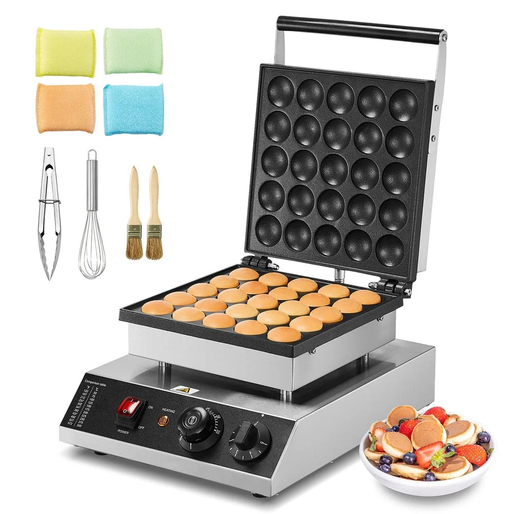 XMSJ 1700W Stainless Steel Waffle Maker With Easy Cleanup