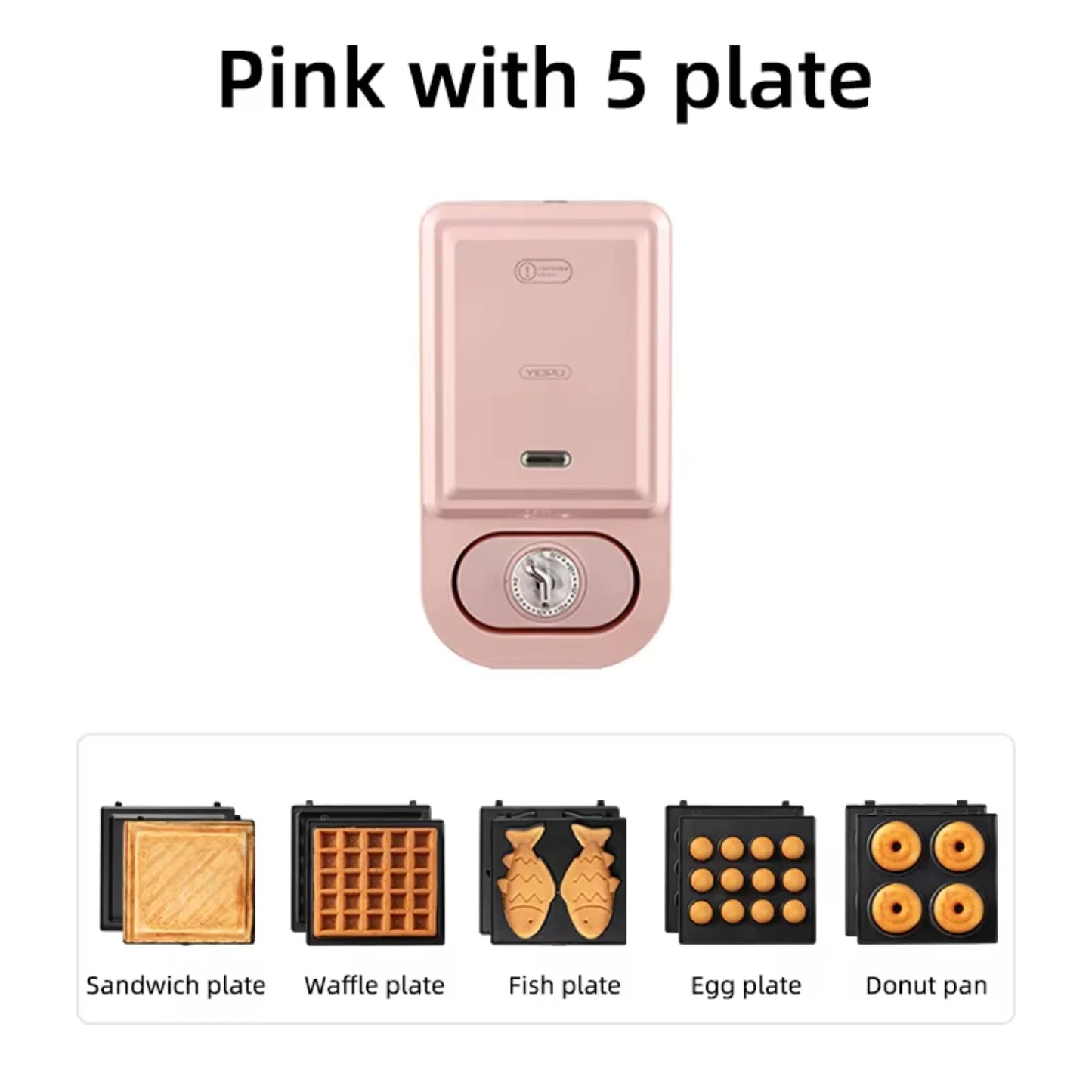 220V  Sandwich Maker Timed Multifunction Waffle Maker Cake Toaster Baking takoyaki Pancake Sandwichera Breakfast Machine