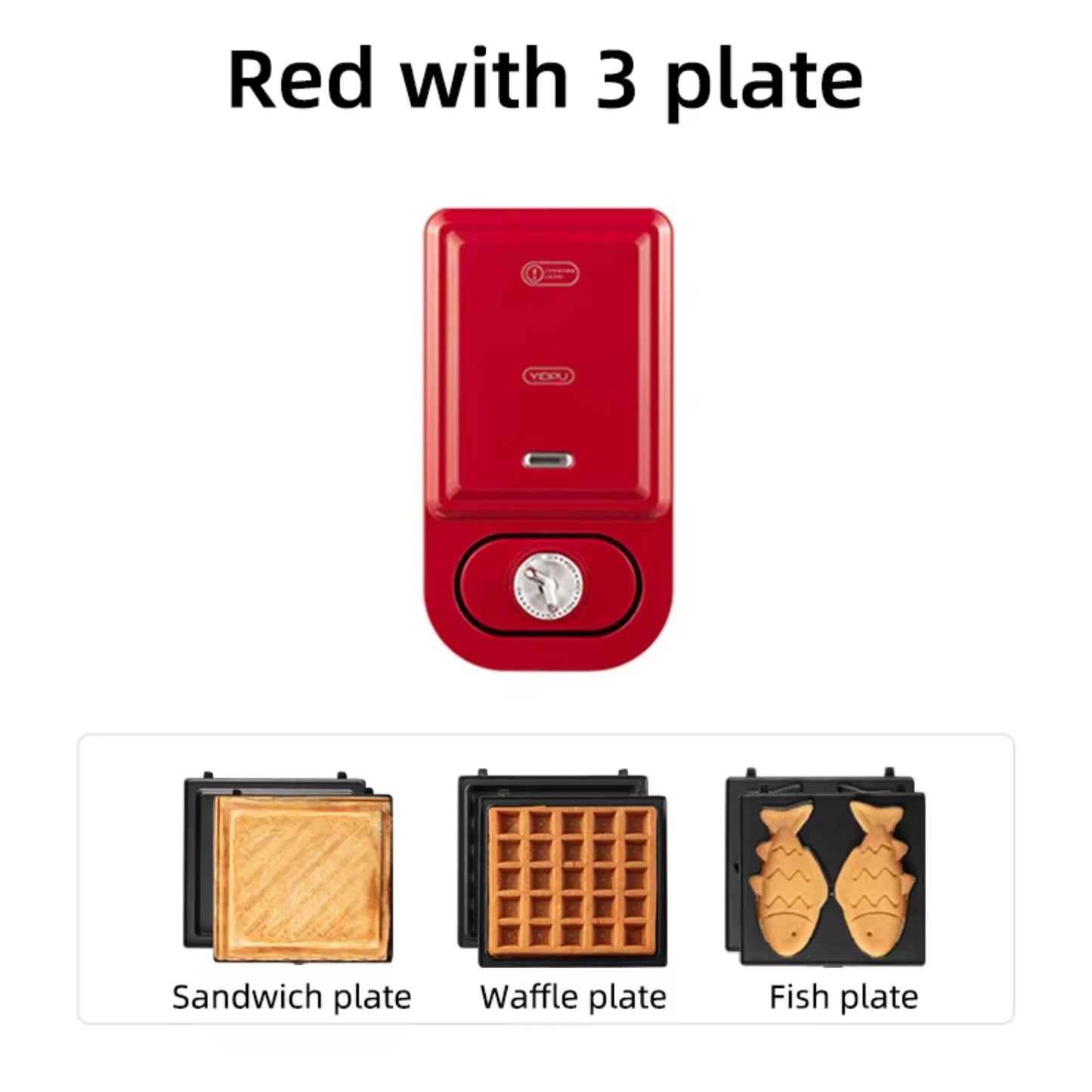 220V  Sandwich Maker Timed Multifunction Waffle Maker Cake Toaster Baking takoyaki Pancake Sandwichera Breakfast Machine
