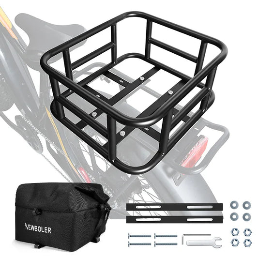 NEWBOLER Rear Bike Basket Cargo Rack Bag For E Bike