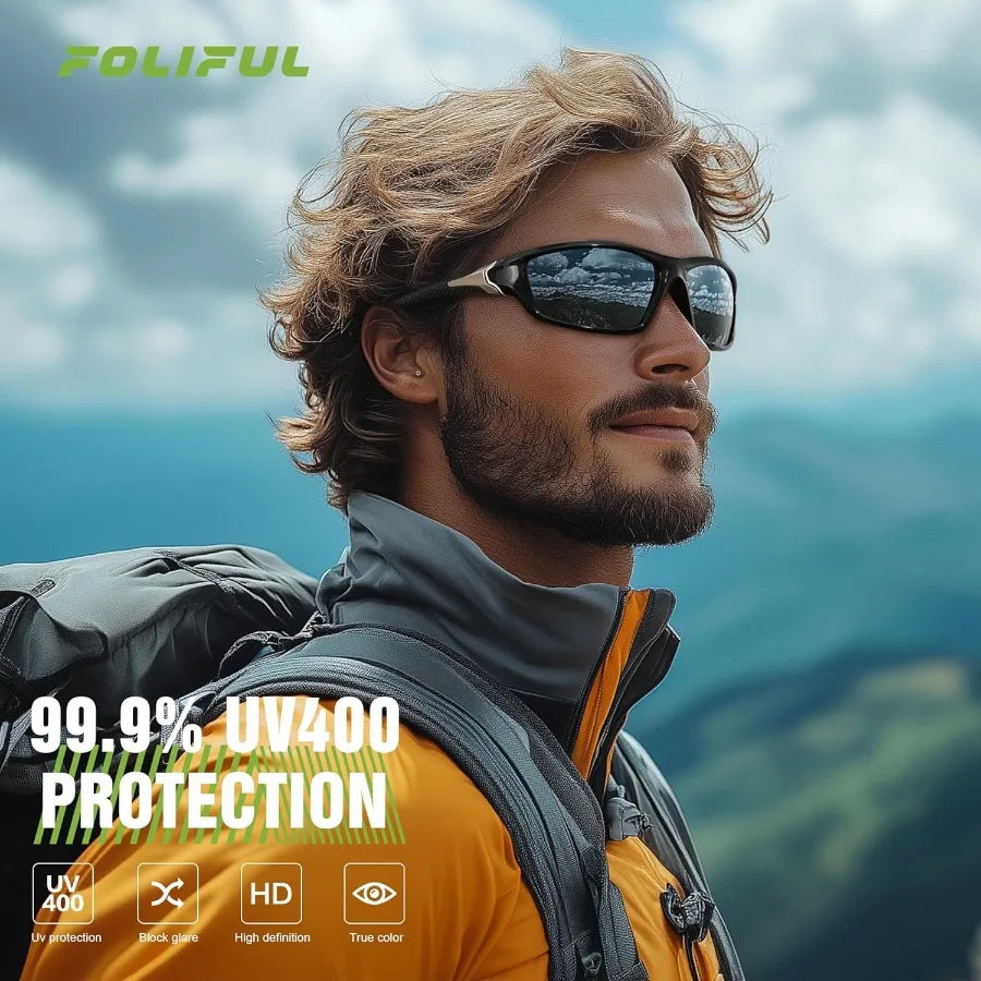 Hign Concerned 3 Pack Polarized Sunglasses For Men UV400