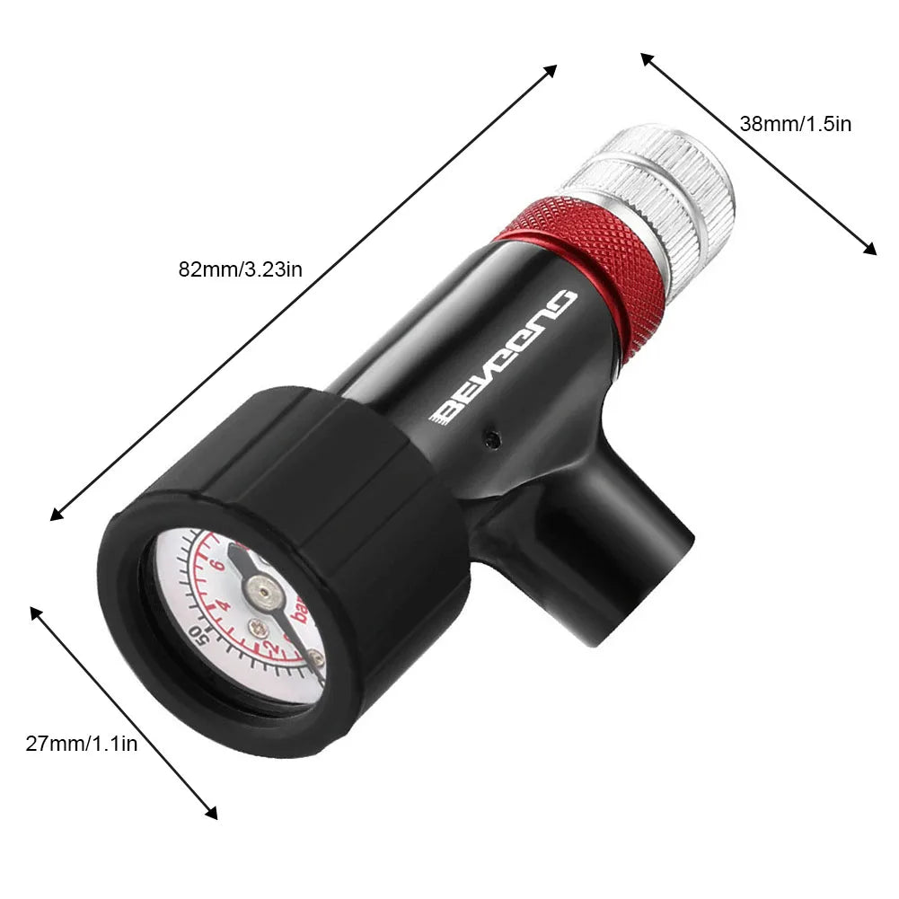 Shunmaii Bicycle Fast Inflatable Head Inflator Pump Adapter