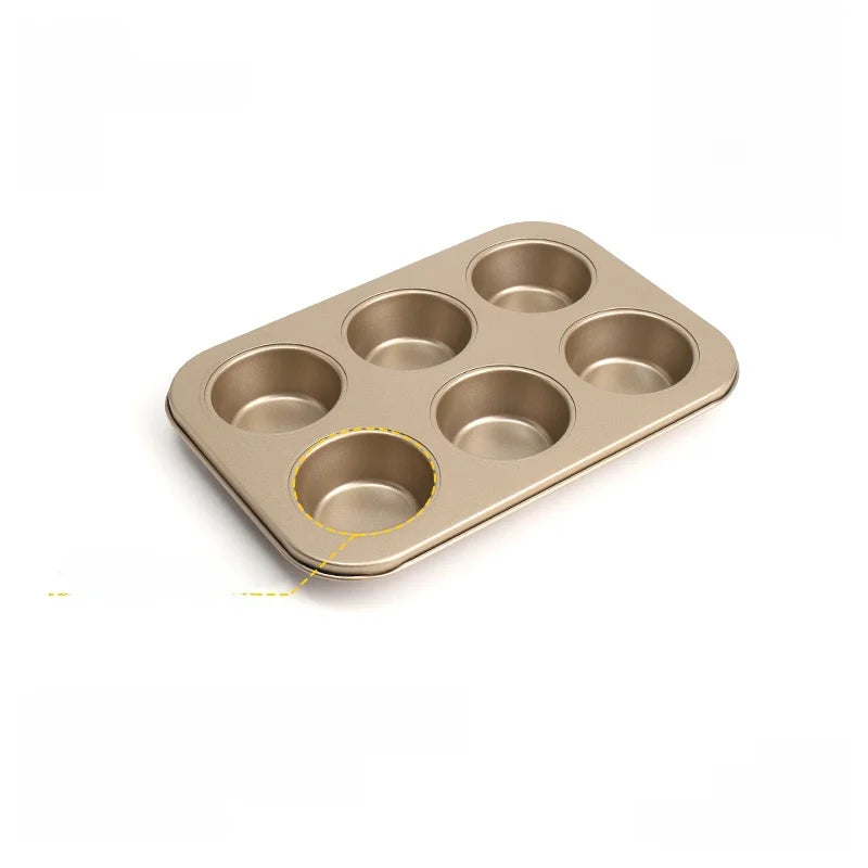 Others Cartoon Nonstick 6 Cavities Baking Mold for Oven Use