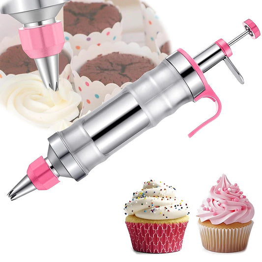 Cake Tools Dessert Decorating Syringe Set Piping Gun