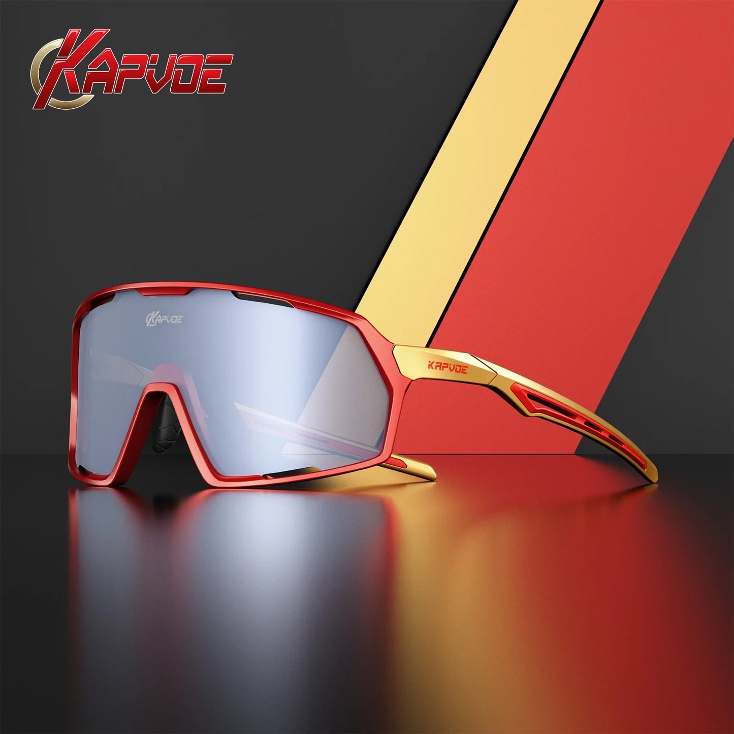 Kapvoe Cycling Glasses UV400 Protection Unisex Sunglasses