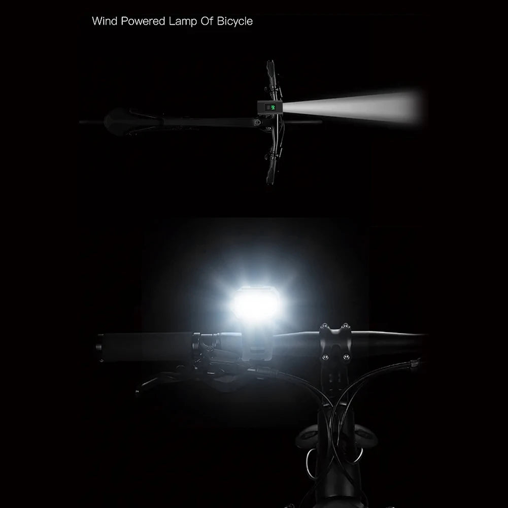 APWIKOGER 800LM USB C Bike Headlamp With 6 Modes Light