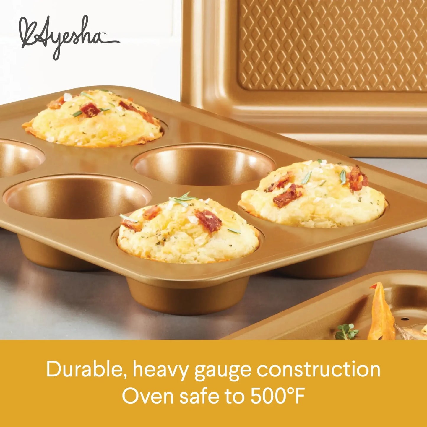 Hign-Concerned Ayesha 4-Piece Toaster Oven Bakeware Set