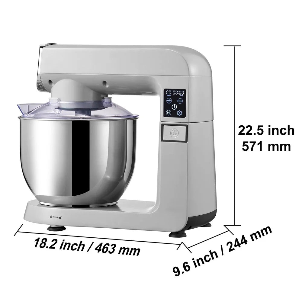 XMSJ Stand Mixer With Meat Grinder And Scraper LCD Control